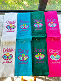 Pickleball towel with grommet